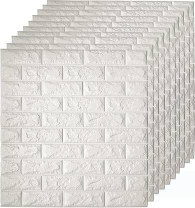 Pozet Decorative White Wallpaper