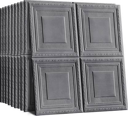 metreno Decorative Grey Wallpaper