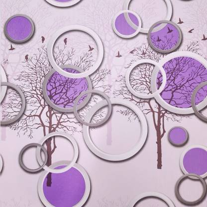 Pringo 1000 cm x 45 cm Waterproof Abstract Vinyl Wallpaper