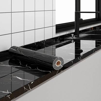 Peijinsart Paper Decorative Black Wallpaper