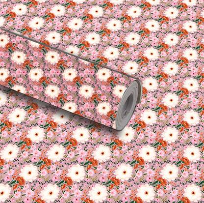 ASA PRINT SOLUTION Vinyl Floral & Botanical Multicolor Wallpaper