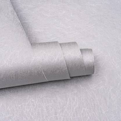 Wallmonks Decorative Silver Wallpaper