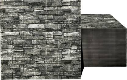 metreno Decorative Grey Wallpaper