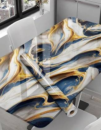 JIARKA Decorative Gold, Blue Wallpaper
