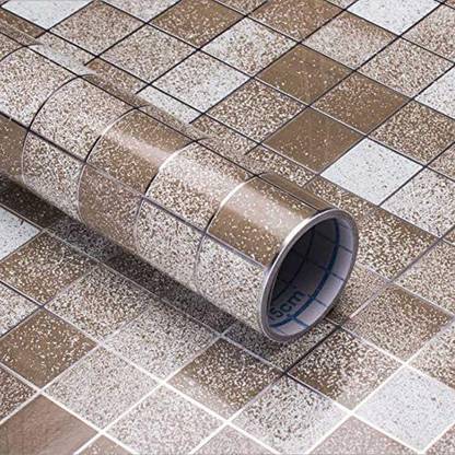 SPIRITUAL HOUSE Foils Abstract Brown Wallpaper