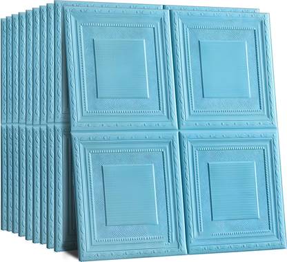 metreno Decorative Blue Wallpaper