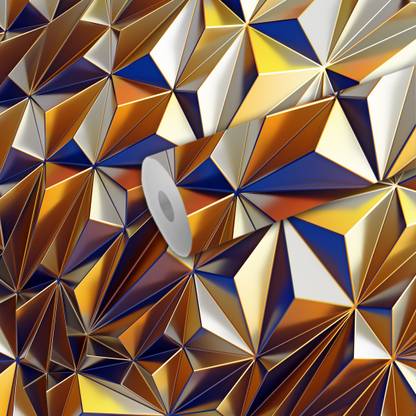 B N PRINT Abstract Multicolor Wallpaper