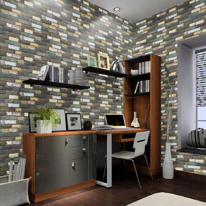 Wallgenics Decorative Multicolor Wallpaper