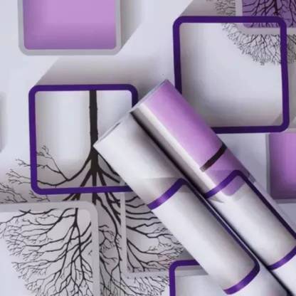 DECORIZON Classics Purple Wallpaper