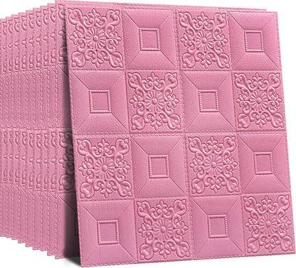 metreno Decorative Pink Wallpaper