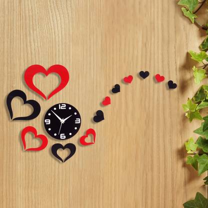 Dashing Decorative Black, Red Wallpaper