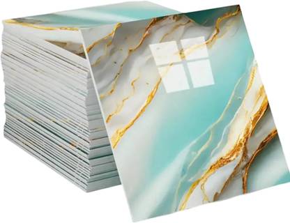 OCEANSKY Vinyl Decorative Green Wallpaper