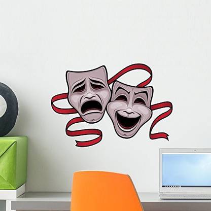Wallmonkeys 45.7 cm x 45.7 cm Waterproof Comedy Vinyl Wallpaper