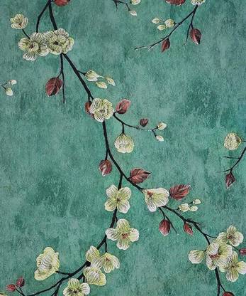 zumo Vinyl Abstract Green Wallpaper