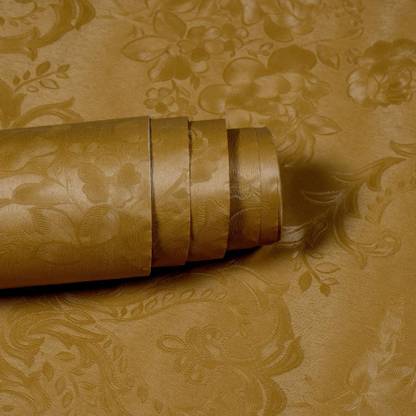 Wallmonks 1000 cm Floral Self Adhesive Sticker