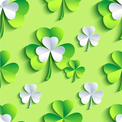 WallDaddy Vinyl Floral & Botanical Green, White Wallpaper
