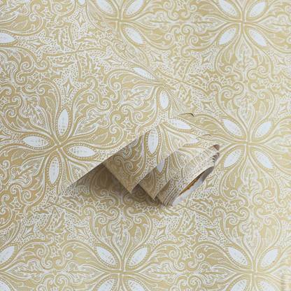 FLIPZONE Floral & Botanical Gold Wallpaper