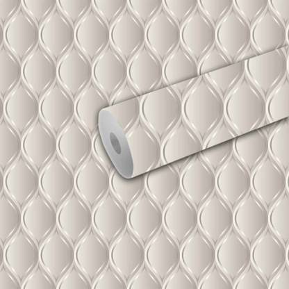 B N PRINT Abstract Grey Wallpaper
