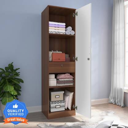 Flipkart Perfect Homes Julian Engineered Wood 1 Door Wardrobe