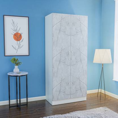 Qarpentri Qapri Engineered Wood 2 Door Wardrobe