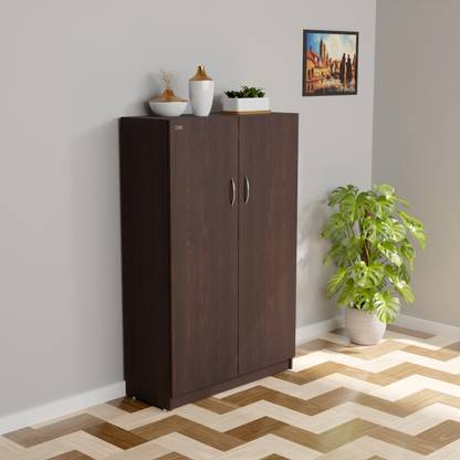 Das Adona MAX Wooden Almirah/Organizer for ClothesMultipurpose Almirah for Bedroom Engineered Wood 2 Door Wardrobe