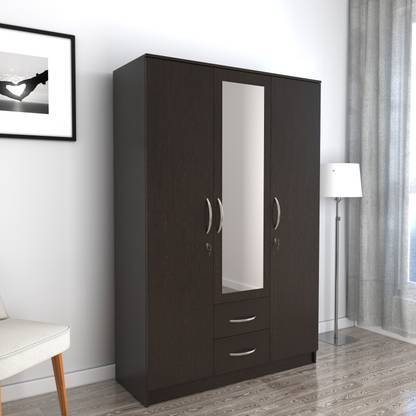 Flipkart Perfect Homes Olympus Engineered Wood 3 Door Wardrobe