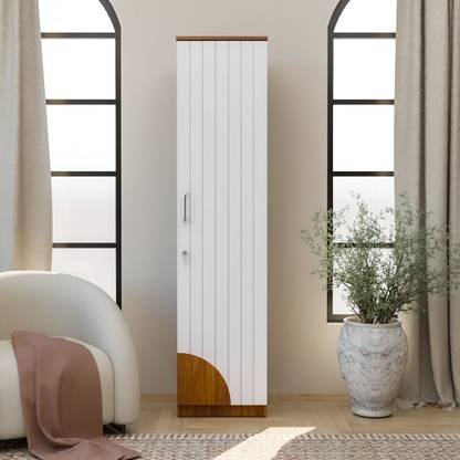 neuspace Uno Engineered Wood 1 Door Wardrobe