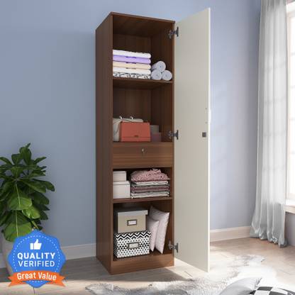 Flipkart Perfect Homes Julian Engineered Wood 1 Door Wardrobe