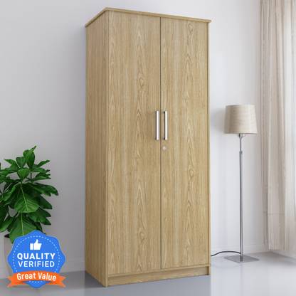 Flipkart Perfect Homes Julian Engineered Wood 2 Door Wardrobe