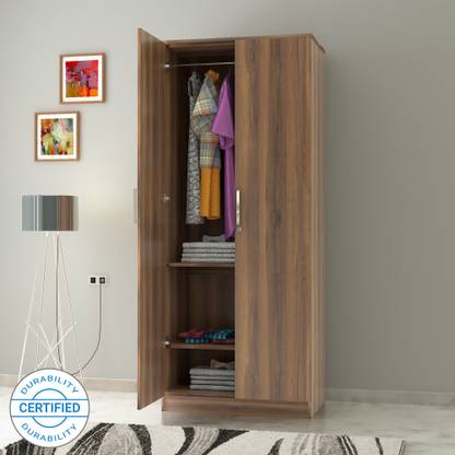 Flipkart Perfect Homes Julian Engineered Wood 2 Door Wardrobe