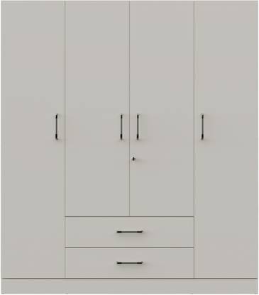 Wakefit Organza Plus Engineered Wood 4 Door Wardrobe