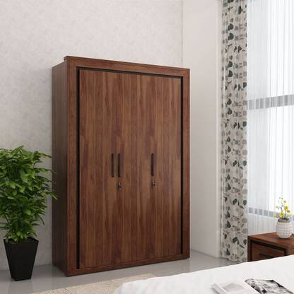 SPACEWOOD Engineered Wood 3 Door Wardrobe