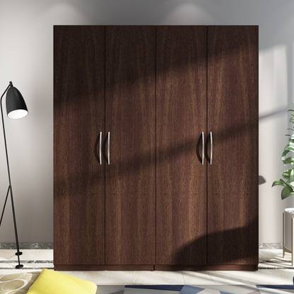 Adithya Engineered Wood 4 Door Wardrobe