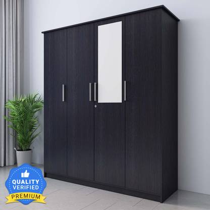 Flipkart Perfect Homes Julian Engineered Wood 4 Door Wardrobe