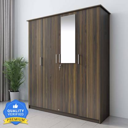 Flipkart Perfect Homes Julian Engineered Wood 4 Door Wardrobe