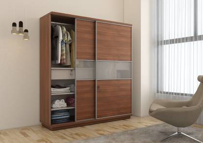 SPACEWOOD Universal Engineered Wood 2 Door Wardrobe