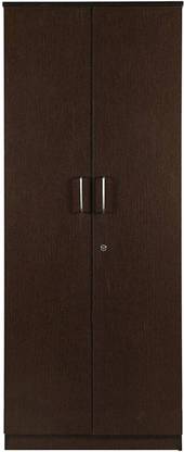 CASPIAN Wooden Almirah for Clothes and Stacking space -Home Furniture Storage Engineered Wood 2 Door Wardrobe