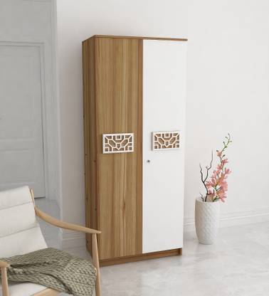 SIVOM Spacy Multipurpose 2 Door Closet Engineered Wood 2 Door Wardrobe