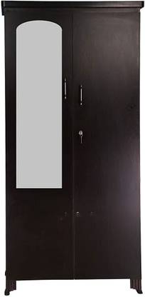 CASPIAN Wooden Almirah for Clothes and Stacking space -Home Furniture Storage Engineered Wood 2 Door Wardrobe