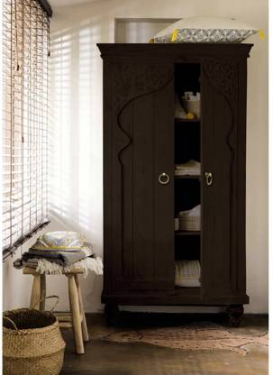 THE ATTIC Solid Wood 2 Door Wardrobe
