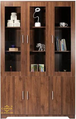 CASPIAN Wooden Almirah for Clothes and Stacking space -Home Furniture Storage Engineered Wood 3 Door Wardrobe