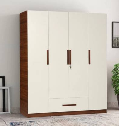 skp interio Starling Engineered Wood 4 Door Wardrobe
