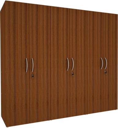 skp interio Flamingo Engineered Wood 6 Door Wardrobe