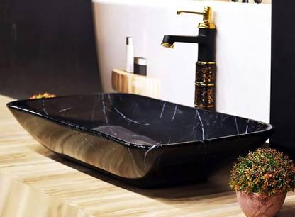 JINBIO CERAMIC EQ 384 Luxurious Wash basin Table Top Bathroom Sink Wash Basin Counter Top