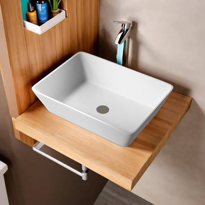 KOHLAR Luxury Quartz Wash Basin Counter top quartz basin white Table Top Basin
