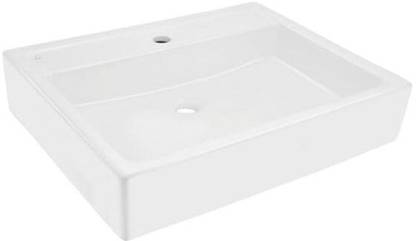 Jaquar DESIGNER RANGE Rectangle WASH BASIN | 640x500x130mm | P01-JAQ-JDS-WHT-25943 Table Top Basin