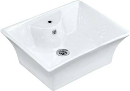 Jaquar FONTE Series WASH BASIN With Faucet Hole | 500x415x200mm | P02-JAQ-FNS-WHT-40931 Table Top Basin