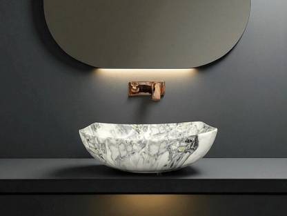 DELTA Premium Designer Ceramic Wash(M041) (18*13*5)(M041)PB-Mini Table Top Basin