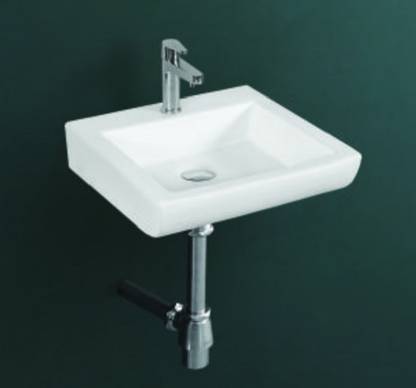 LAVITA Premium Designer Ceramic Plain Wash Basin420mm x 410mm x 100mm Wall Hung Basin