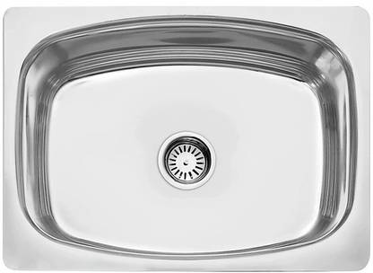 जिंदल स्टील JINDAL 304 GRADE (24×18×9) 24x18x9 Stainless Steel kitchen Sink 304 Grade 10 year warranty काउंटर टॉप